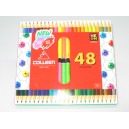 ดินสอสี คอลลีน 787 24 แท่ง 48 สี กล่องกระดาษ