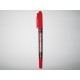 ปากกาเขียนแผ่นใส M&G 2130 2หัว แดง